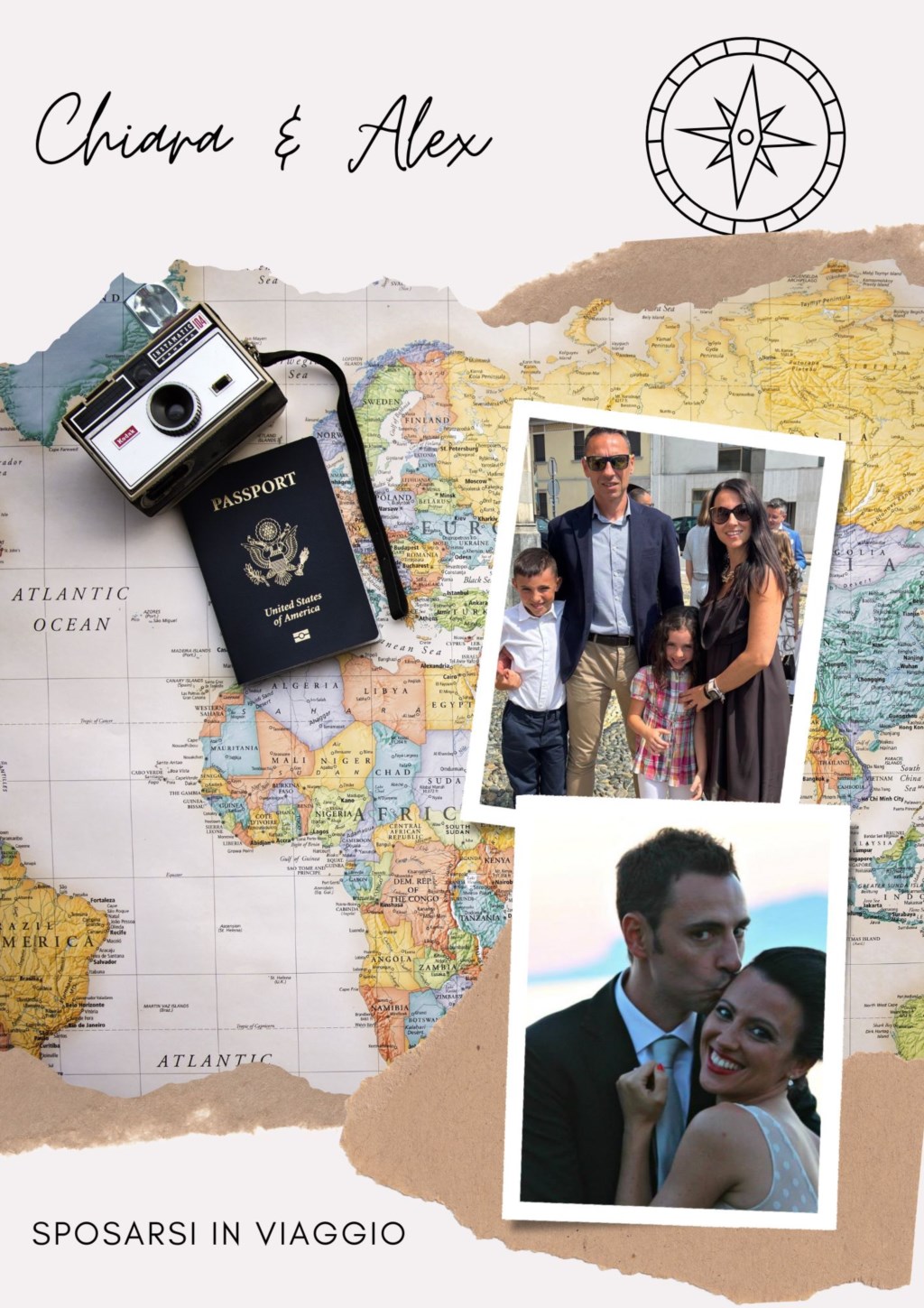 LISTA NOZZE<br>CHIARA & ALEX - sposi in viaggio -